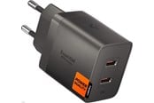Puhelin - Adapterit & Laturit - Spigen Essential 47W Wall Charger | 2x USB-C | Gunmetal - ACH10450
