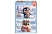 Palapelit - Educa 2X20 Cute Penguins - 20505