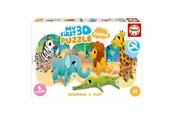 Palapelit - Educa 3D Puzzle Kids Baby Jungle 3D Palapeli - 20432