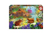 Palapelit - Educa 500 Capybara Village - 20547