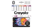 Luovat leikit - Crayola Art Markers 8 Pcs Color Sunset Glow - 58-6806