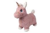 Luovat leikit - Krea Hop And Bounce Plush Unicorn Rose Col. - 36-2051