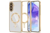 Puhelin - Kannet ja kotelot - Tech-Protect MagFlex MagSafe Case for Samsung Galaxy A57 5G - Clear Gold - 5906302392087