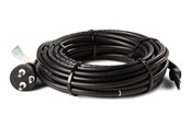 Kaapelit ja johdot - HEATCOM FrostSafe 13W/m lämpökaapeli termostaatilla & maadoitetulla pistotulpalla, 10,5 metriä - 43100105