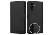 Puhelin - Kannet ja kotelot - Tech-Protect Wallet Case for Samasung Galaxy A57 5G - Black & Red - 5906302392186