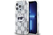 Puhelin - Kannet ja kotelot - Karl Lagerfeld IML Choupette Head & Monogram case for iPhone 15 Pro - transparent - 3666339286309