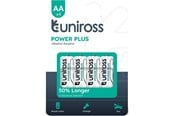 Akut ja Paristot - UNiROSS Multipakke Power Plus Alkaline AA (40 Pack) - Multi-AA