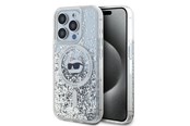 Puhelin - Kannet ja kotelot - Karl Lagerfeld Liquid Glitter Choupette Head MagSafe case for iPhone 13 Pro / 13 - transparent - 3666339285661