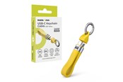 USB kaapelit - Mobile Origin CB17 240W 40Gbps 8K USB-C Keychain Cable - Yellow - MO-UK-CB17-YLW