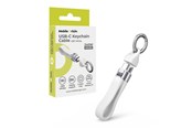 USB kaapelit - Mobile Origin CB17 240W 40Gbps 8K USB-C Keychain Cable - White - MO-UK-CB17-WHT