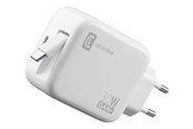 Puhelin - Adapterit & Laturit - CELLULAR line power adapter - retractable - 24 pin USB-C (female) 24 pin USB-C (male) - 30 Watt - ACHROLLUSBCGAN30WW