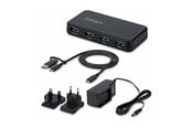 USB hub - StarTech.com Startech - hub - 4 ports USB hub - 4 porttia - USB 3.2 - Musta - ST4300USB3V2-UE