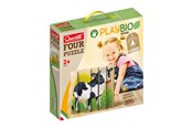 Vauva- ja taaperolelut - Quercetti PlayBio Four Wooden Puzzles: Farm Animals - QU-80712