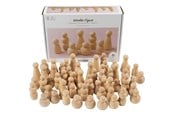 Puulelut - Creativ Company Wooden Shapes 5-8cm - 90 pcs. - 544184