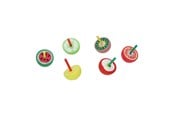 Lelut - Duckiez Wooden Spinning Top Fruit Theme - 8805