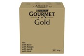 Kissat - PURINA NESTLE GOURMET GOLD Mus Mix 4 Flavors - wet cat food - 96x85g - 7613038519326