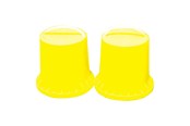 Ulkoleikit - Playfun Yellow/Pink stilts - Assorted - 8753-yellow