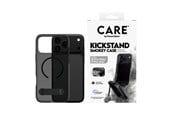 Puhelin - Kannet ja kotelot - CARE by PanzerGlass Kickstand Case Smokey w. Black MagSafe Apple iPhone 18 Pro Max | 17 Pro Max - CR82928