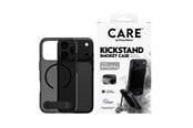 Puhelin - Kannet ja kotelot - CARE by PanzerGlass Kickstand Case Smokey w. Black MagSafe Apple iPhone 18 Pro | 17 Pro - CR23365