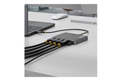 Telakointiasemat - StarTech.com Startech - docking station - USB-C / Displayport - 4 x DP - TAA Compliant - QUAD-USB-DP-ADAPT