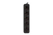 Virtakaapelit (ulkoinen) - Lanberg - power strip - 2500 watt - PS0-05F-0300-BK