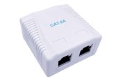 Lisätarvikkeet - Gembird Cablexpert network surface mount box - NCAC-2F6A-01