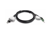 KVM-kaapelit - StarTech.com StarTech - keyboard / video / mouse (KVM) cable - TAA Compliant - 1.8 m - SKDVMMKVM06-TAA