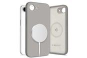 Puhelin - Kannet ja kotelot - Tech-Protect Silicone MagSafe Case for iPhone 16e / 17e - Gray - 5906302392766