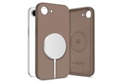 Puhelin - Kannet ja kotelot - Tech-Protect Silicone MagSafe Case for iPhone 16e / 17e - Brown - 5906302392780