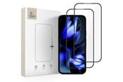 Puhelin - Kannet ja kotelot - Tech-Protect Glass Fit+ 2-Pack Tempered Glass for Google Pixel 9A / 10A - Black - 5906302392827