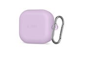 Puhelin - Kannet ja kotelot - Tech-Protect Silicone Hook Case for Samsung Galaxy Buds 4 / 4 Pro - Purple - 5906302392872
