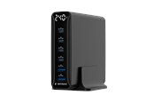 Puhelin - Adapterit & Laturit - Gembird 6-port 240 W GaN USB fast charger black - TA-UC-2A4C-PD240-01-BK