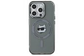 Puhelin - Kannet ja kotelot - Karl Lagerfeld KLHMP15XHLSCHK iPhone 15 Pro Max 6.7" black/black hardcase IML Metal Choupette Head MagSafe - 3666339284633