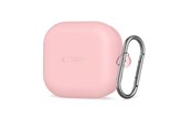 Puhelin - Kannet ja kotelot - Tech-Protect Silicone Hook Case for Samsung Galaxy Buds 4 / 4 Pro - Pink - 5906302392896