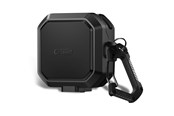 Puhelin - Kannet ja kotelot - Tech-Protect Carbonox MagSafe Case for Samsung Galaxy Buds 4 / 4 Pro - Black - 5906302392933