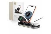Puhelin - Adapterit & Laturit - Tech-Protect A51 MagSafe 3in1 25W QI2.2 Wireless Charger - Black - 5906302392988