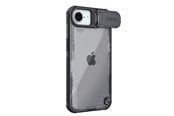 Puhelin - Kannet ja kotelot - Nillkin Iceblade Prop Case with Lens Cover and Stand for iPhone 16e / 17e - Black - 6902048296329