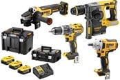 Työkalut - Dewalt DCK428P3T-QW 10-piece power tool set - DCK428P3T-QW