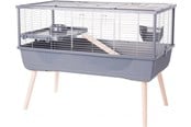 Kanit & Jyrsijät - Zolux Neolife 100 grey - cage for domestic Guinea pig - 205662GRI
