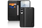 Puhelin - Kannet ja kotelot - Dux Ducis Hivo Case for Samsung Galaxy S25 Edge with Flip and RFID Protection - Black - 6971824157840