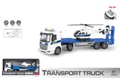 Leluautot - Masen Transportbil m/lys lyd & helikopter - 22106