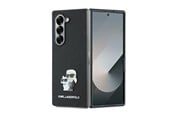 Puhelin - Kannet ja kotelot - Karl Lagerfeld Saffiano Metal Pin Case for Samsung Galaxy Z Fold 6 - Black - 3666339322571