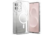 Puhelin - Kannet ja kotelot - Ringke Fusion Magnetic MagSafe Case for Samsung Galaxy S25 Edge - Transparent - 8800293854333
