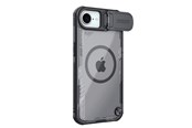 Puhelin - Kannet ja kotelot - Nillkin Iceblade Prop Magnetic Case with Lens Cover and Stand for iPhone 16e - Black - 6902048296367