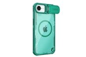 Puhelin - Kannet ja kotelot - Nillkin Iceblade Prop Magnetic Case with Camera Cover and Stand for iPhone 16e / 17e - Green - 6902048296374