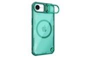 Puhelin - Kannet ja kotelot - Nillkin Iceblade Prop Magnetic Case with Stand for iPhone 16e / 17e - Green - 6902048296398