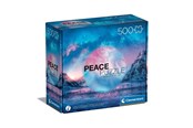 Palapelit - Clementoni Puzzle Peace Collection Light Blue 500 pieces Lattia - 35116