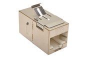 Verkkokaapelit - Tripp Lite Eaton Series Cat6 Straight Through Modular Shielded In-line Snap-in Coupler (RJ45 F/F) TAA - Hopea - N235-001-SH-6A