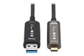 USB kaapelit - Tripp Lite Eaton Series USB-A to USB C Active Optical Cable Backward Compatible M/M 10M - U428F-10M-D321