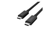FireWire / ThunderBolt-kaapelit ja adapterit - Belkin CONNECT - Thunderbolt cable - Thunderbolt 5 to Thunderbolt 5 - 1 m - INZ005HQ1MBK